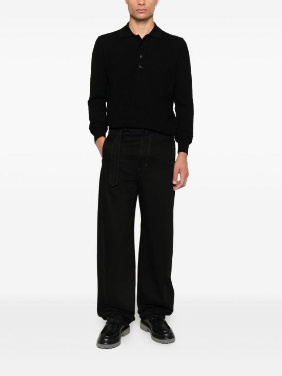 26FW 파올로 페코라 폴로 티셔츠 A032F009 9000 NERO - PAOLO PECORA