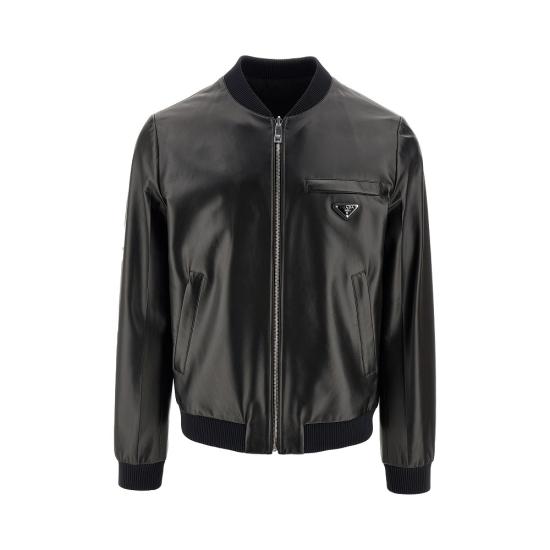 26FW 프라다 가죽 자켓 UPW280SOOO038 Black