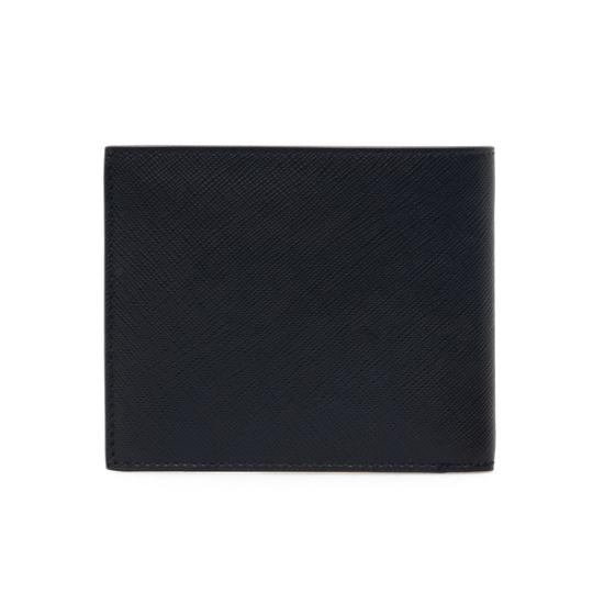 26FW 프라다 사피아노 가죽 코인 포켓 반지갑 2MO738QHH Black - PRADA