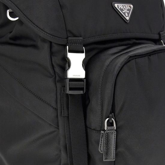 26FW 프라다 리나일론 백팩 2VZ135VHOL2DMG Black - PRADA