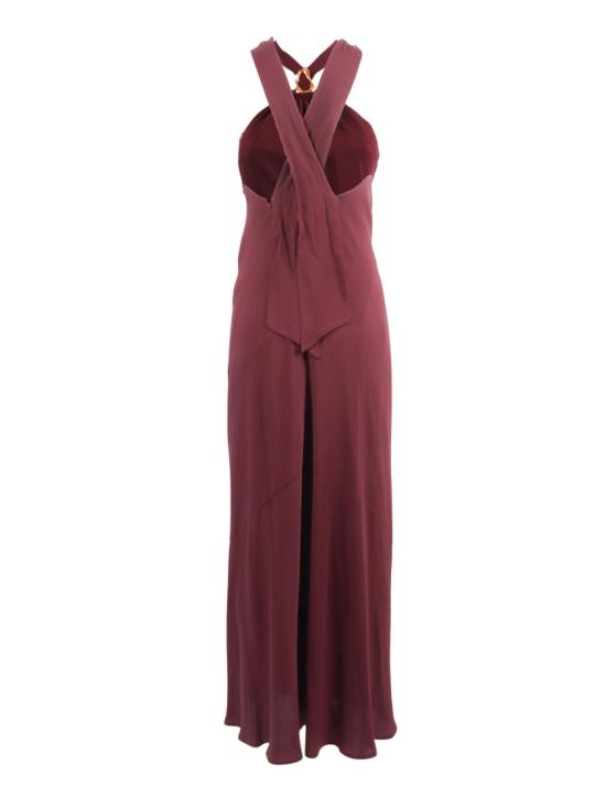 26SS 포르테포르테 롱 원피스 14884 my dress Burgundy - FORTE FORTE