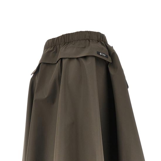 26SS 프라다 미디 스커트 21H025SOOO18UU Brown - PRADA