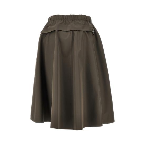 26SS 프라다 미디 스커트 21H025SOOO18UU Brown - PRADA