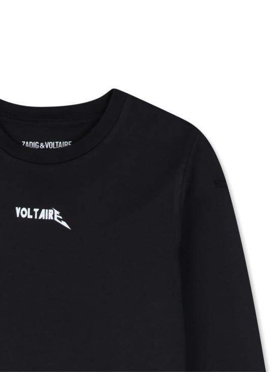 26FW [키즈] 자딕앤볼테르 티셔츠 X60842 09B Nero - ZADIG & VOLTAIRE