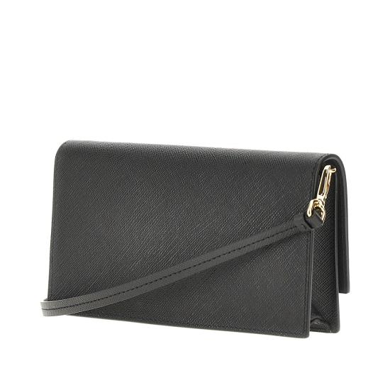 26FW 프라다 사피아노 레더 미니 백 1NF0592DB3 Black - PRADA