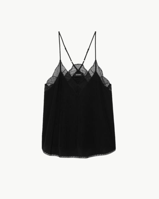  자딕앤볼테르 캐미솔 Zadig & Voltaire Christy  블랙