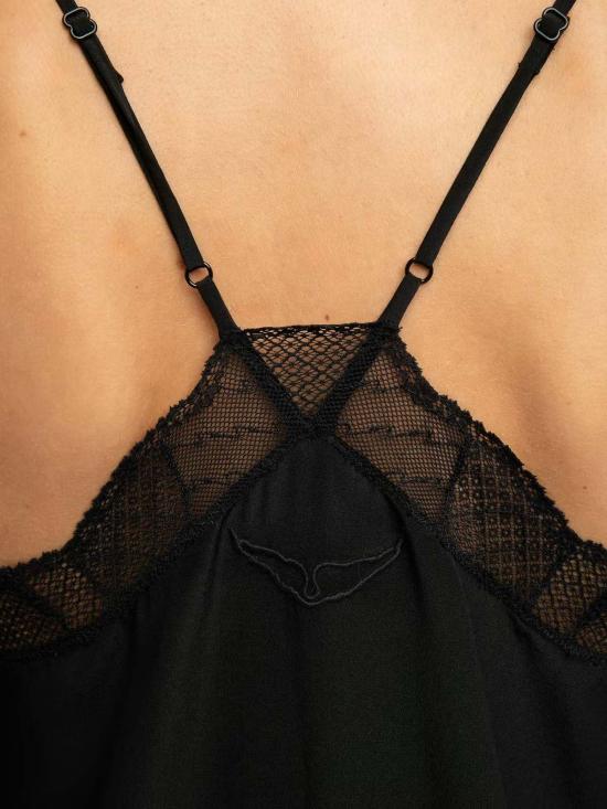  자딕앤볼테르 캐미솔 Zadig & Voltaire Christy  블랙 - ZADIG & VOLTAIRE