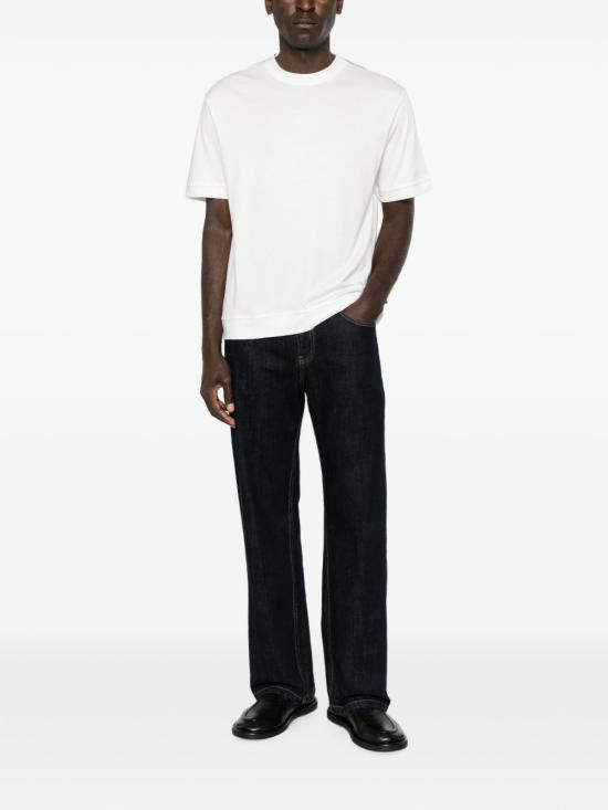 26FW 파올로 페코라 반팔 티셔츠 F0314045 1102 Bianco - PAOLO PECORA