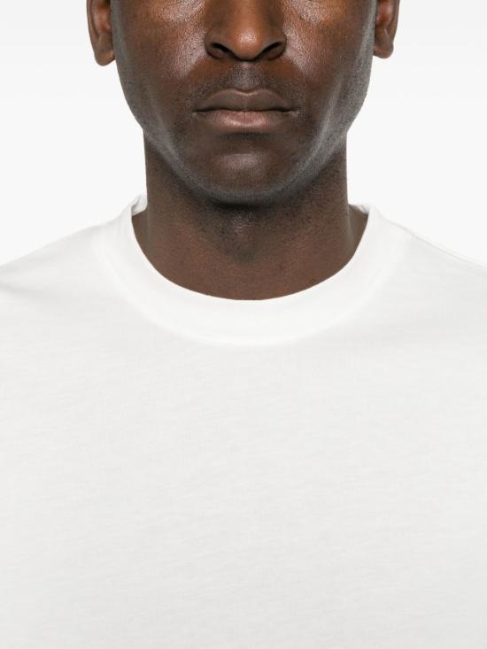 26FW 파올로 페코라 반팔 티셔츠 F0314045 1102 Bianco - PAOLO PECORA