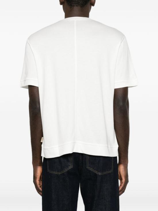26FW 파올로 페코라 반팔 티셔츠 F0314045 1102 Bianco - PAOLO PECORA