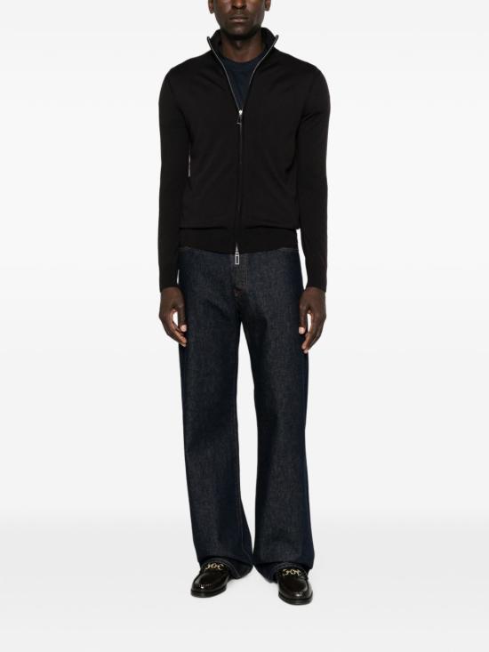 26FW 파올로 페코라 집업 니트 A050F001 2358 Grigio scuro - PAOLO PECORA