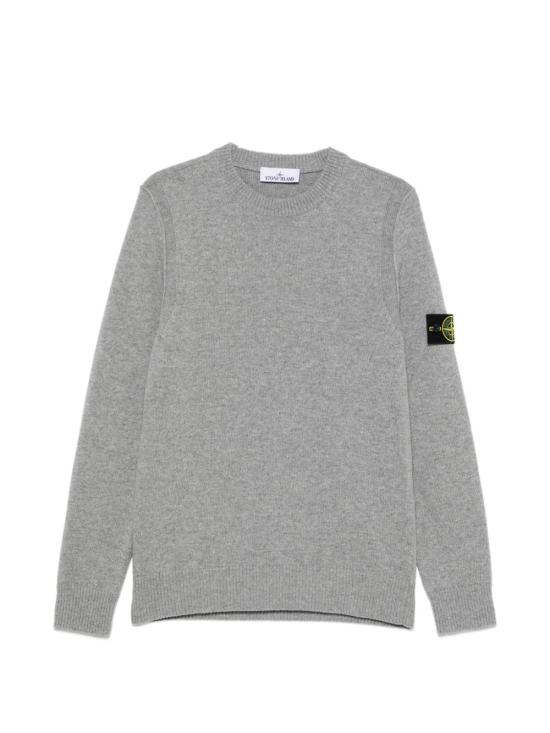 26FW 스톤 아일랜드 램스울 립드 트림 레귤러 핏 크루넥 스웨터 5100072 S00A3V0M60 GRIGIO