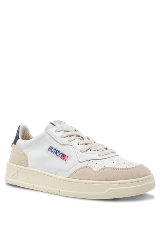 26FW 오트리 메달리스트 로우 스니커즈 AULMLS28 WHITE BLUE - AUTRY