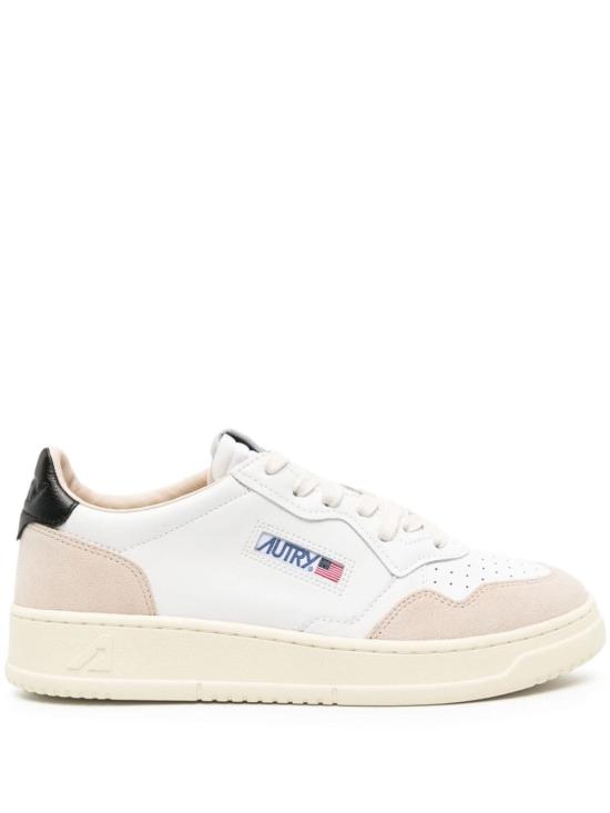 26FW 오트리 메달리스트 로우 스니커즈 AULMLS21 Bianco