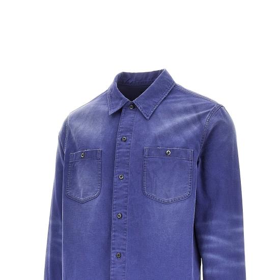 26SS 프라다 긴팔 셔츠 GEC117SOOO18NM Blue - PRADA