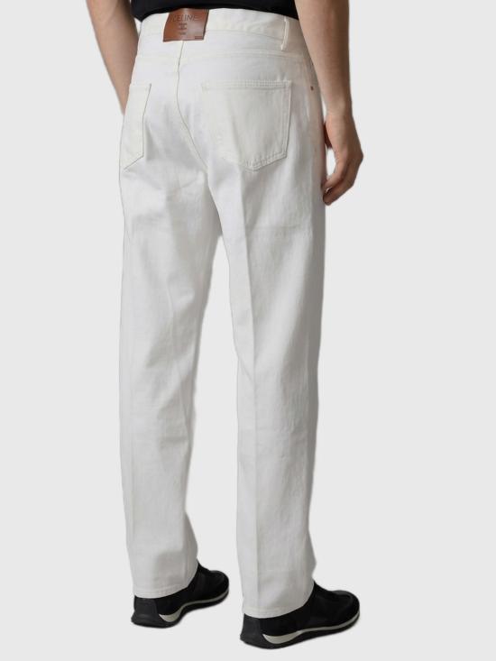 26FW 셀린느 코튼 데님 보이프렌드 진 001 RP0DI789D WHITE - CELINE