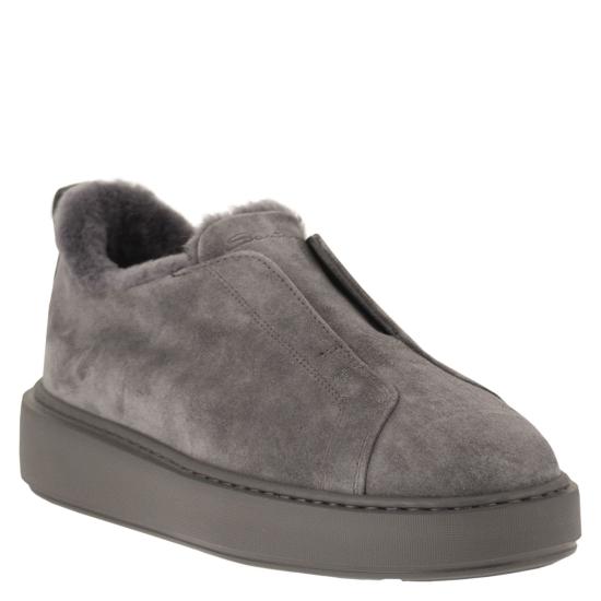 26FW 산토니 스니커즈 WBCD61323PELPSAP GREY - SANTONI