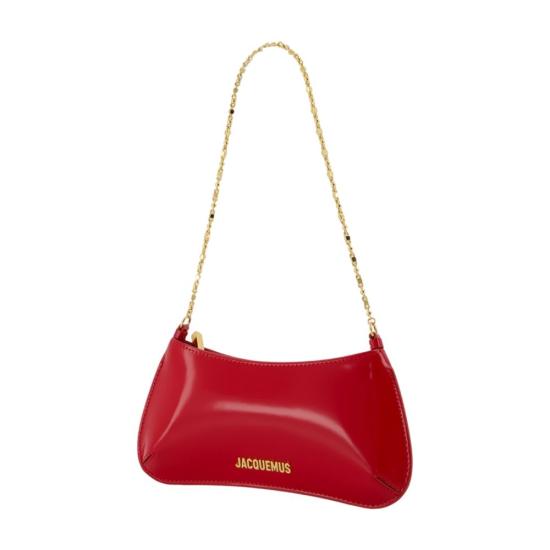 26FW 자크뮈스 쁘띠 비주 체인 숄더백 BAW00404BC18A01 47G red - JACQUEMUS