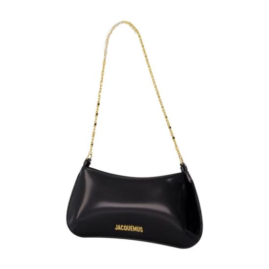 26FW 자크뮈스 쁘띠 비주 체인 숄더백 BAW00404BC18A01 990 black - JACQUEMUS
