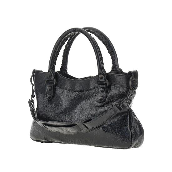 26FW 발렌시아가 르 시티 퍼스트 백 8669582ACFH Black - BALENCIAGA