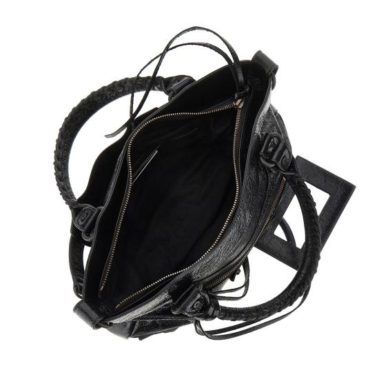 26FW 발렌시아가 르 시티 퍼스트 백 8669582ACFH Black - BALENCIAGA