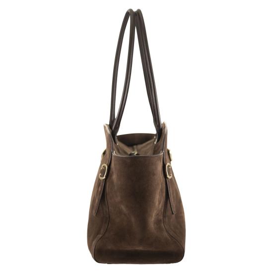 26FW 산토니 숄더백 DIBBA3041DBHSKW DARK BROWN - SANTONI