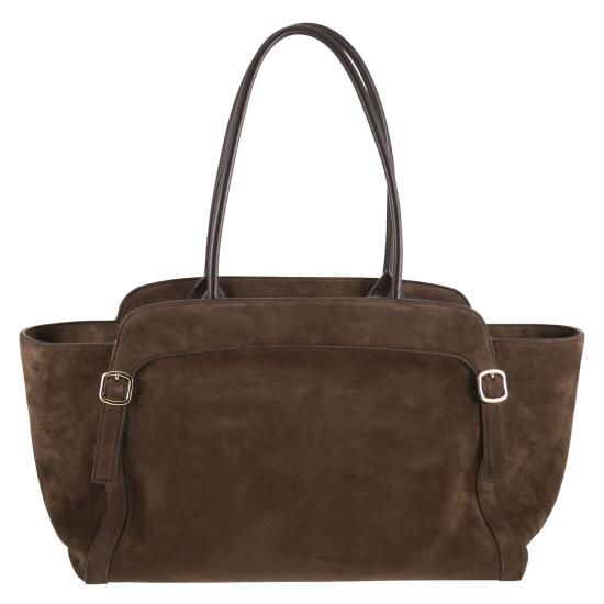 26FW 산토니 숄더백 DIBBA3041DBHSKW DARK BROWN - SANTONI