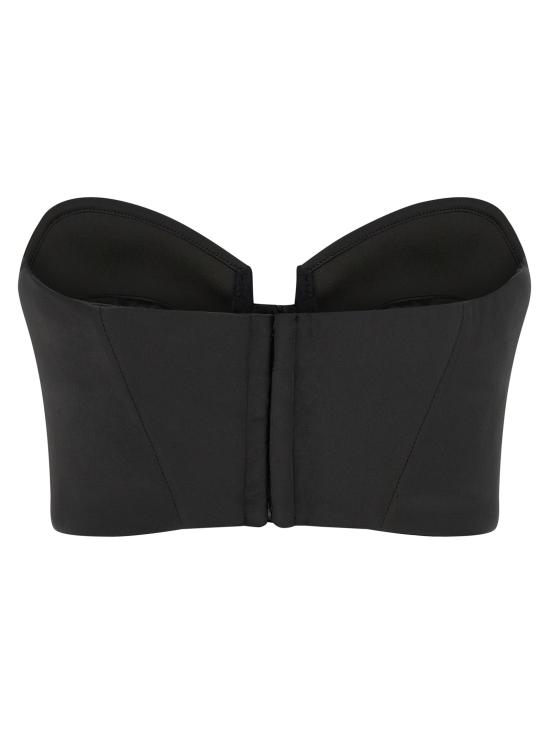 26FW 엘리자베타프랜치 이브닝 티셔츠 TO06966E2110 Black - ELISABETTA FRANCHI