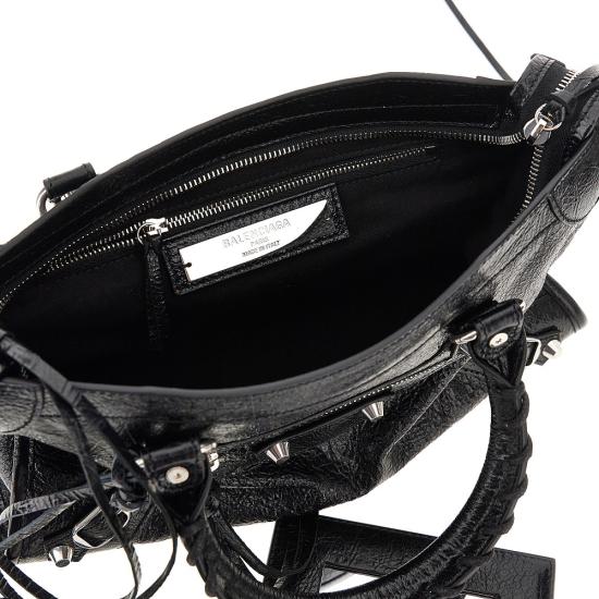 26FW 발렌시아가 르 시티 백 스몰 8657622ACLR Black - BALENCIAGA