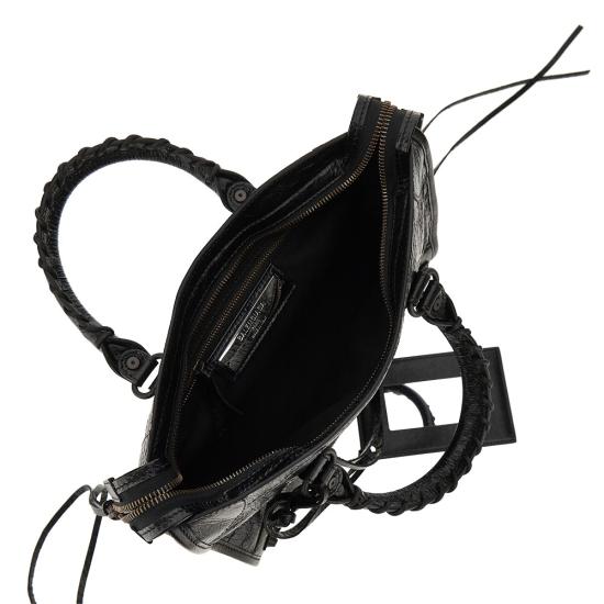 26FW 발렌시아가 르 시티 백 스몰 8657622ACFH Black - BALENCIAGA