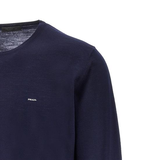 26FW 프라다 니트웨어 UMF146SOOO18DY Blue - PRADA