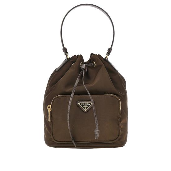 26FW 프라다 리에디션 1995 리나일론 듀엣 버킷백 1BH038VUOPRV44 Brown