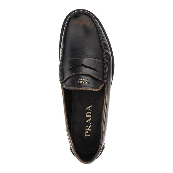 26FW 프라다 로퍼 2DB239FX0002HII Brown - PRADA