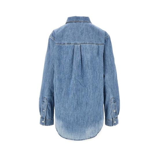26FW 미우미우 데님 셔츠 GWC143SOOO193K Blue - MIU MIU