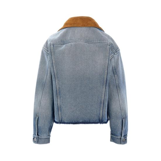 26FW 미우미우 데님 자켓 GWB313SOOO196Y Blue - MIU MIU