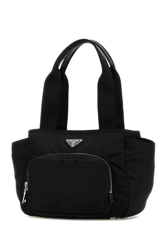 26FW 프라다 리나일론 토트백 1BG582 RV44 F0002 BLACK DOM - PRADA