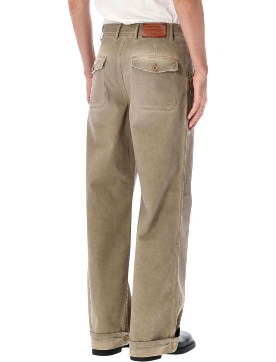 26FW 아크네 스튜디오 스테인드 트윌 팬츠 BK0779 DFJ CAMEL BEIGE - ACNE STUDIOS