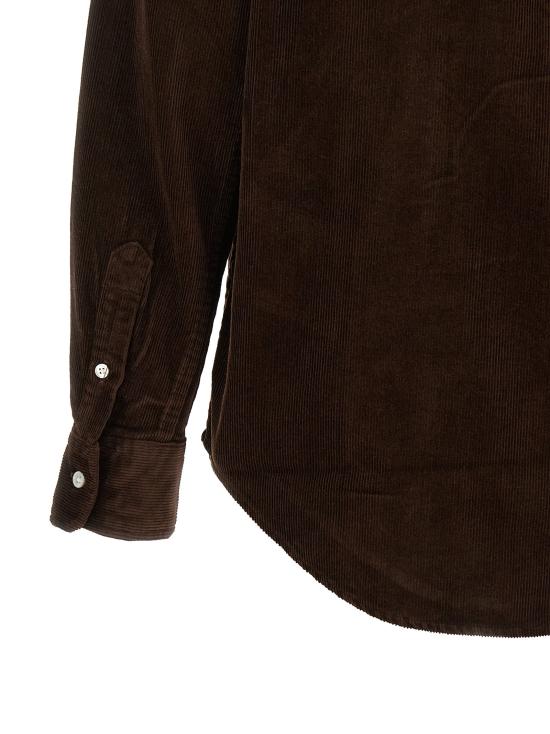 26FW 폴로 랄프로렌 블라우스/셔츠 코듀로이 셔츠, 셔츠와 블라우스 세트 (갈색) - POLO RALPH LAUREN