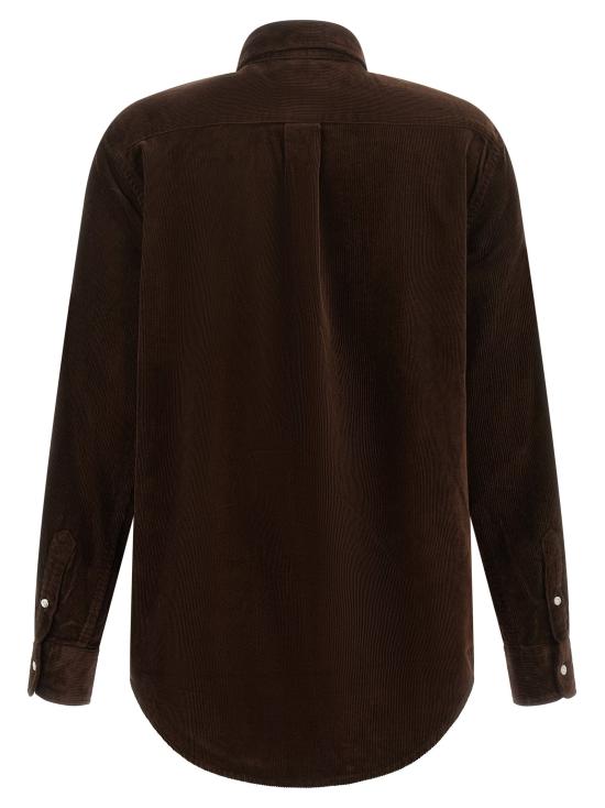 26FW 폴로 랄프로렌 블라우스/셔츠 코듀로이 셔츠, 셔츠와 블라우스 세트 (갈색) - POLO RALPH LAUREN
