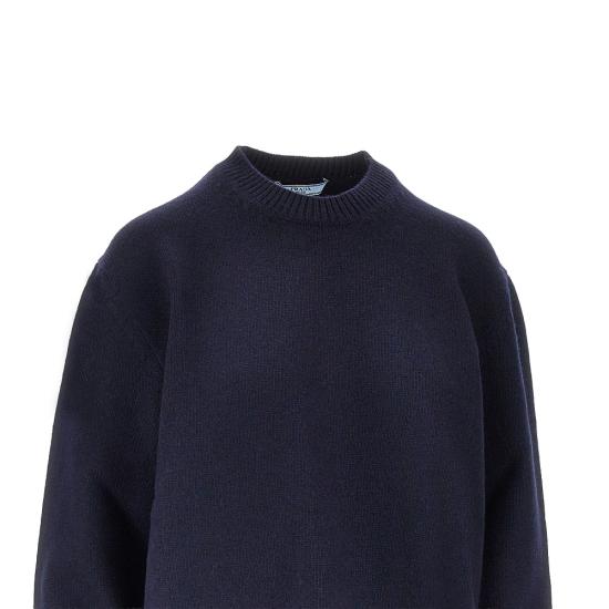 26FW 프라다 스웨터 P24E3NSOOO6004 Blue - PRADA