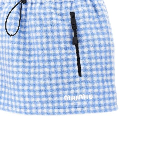 26FW 미우미우 스커트 MG2518SOOO6375 Blue - MIU MIU