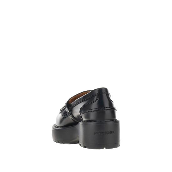 26FW 미우미우 로퍼 5D743EF055B4L Black - MIU MIU