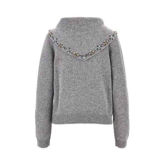 26FW 프라다 스웨터 P24F3FSOOO17E2 Grey - PRADA