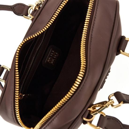 26FW 미우미우 아르카디 로고 토트백 5BB142VOONACR3 Brown - MIU MIU