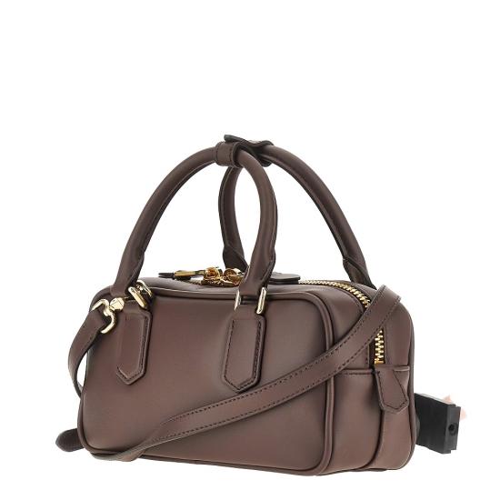 26FW 미우미우 아르카디 로고 토트백 5BB142VOONACR3 Brown - MIU MIU