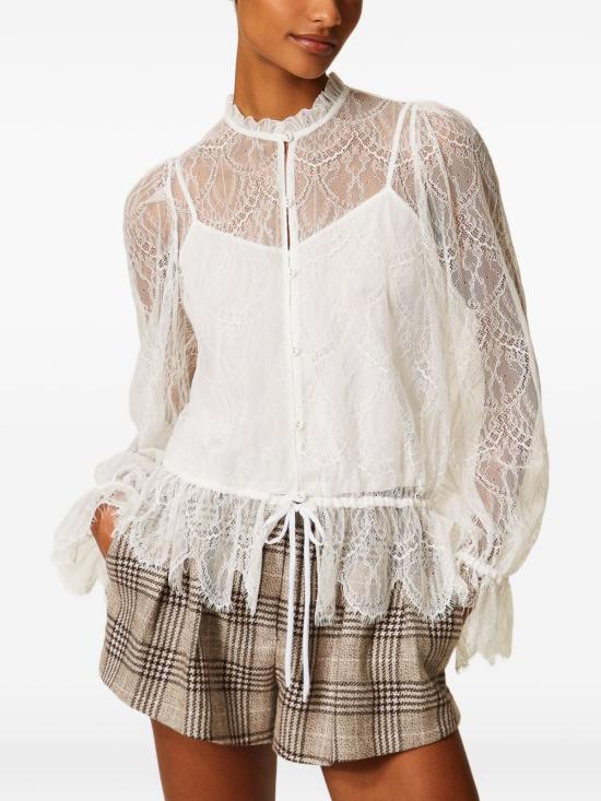 26FW 트윈셋 블라우스 262TP274C 00282 Bianco - TWINSET