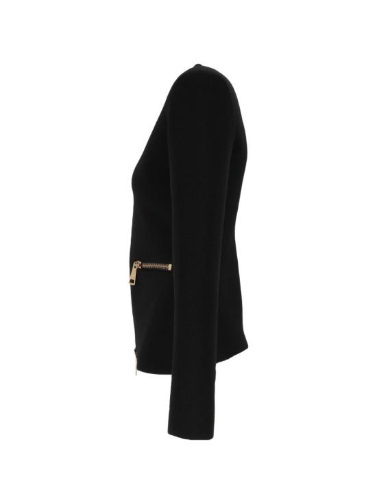 26FW 엘리자베타프랜치 스웨터 MK68B66E2 110 Nero - ELISABETTA FRANCHI