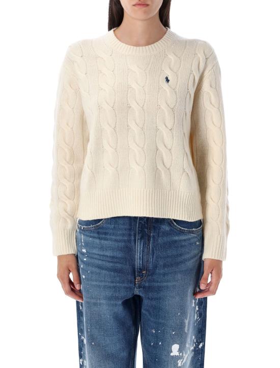 26FW 폴로 랄프로렌 스웨터 211A91216 002 Bianco