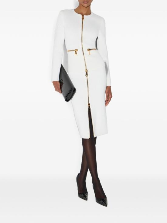 26FW 엘리자베타프랜치 숏 스커트 GK28B66E2 360 Bianco - ELISABETTA FRANCHI