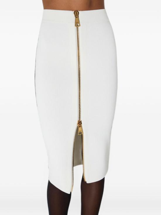 26FW 엘리자베타프랜치 숏 스커트 GK28B66E2 360 Bianco - ELISABETTA FRANCHI